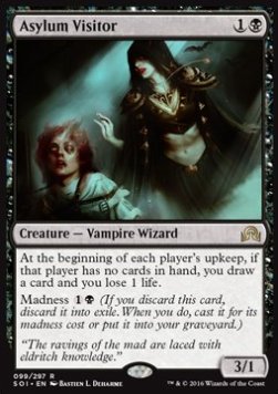 MTG - Shadows over Innistrad - 099/297 : Asylum Visitor (Non Foil) (9491867500791)