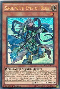 YGO - Shining Victories - SHVI-EN020 : Sage with Eyes of Blue (Secret Rare) (1st Edition) (8370236719351)