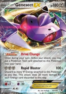 X&Y, Fates Collide - 064/108 : Genesect EX (Half Art) (9542105301239)