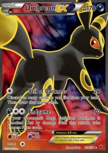 X&Y, Fates Collide - 119/124 : Umbreon EX (Full Art) (8410418217207)