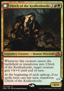 MTG - Eldritch Moon - 191/205 : Ulrich of the Krallenhorde / Ulrich, Uncontested Alpha (Non Foil) (8052608631031)