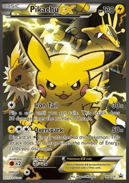 X&Y, Black Star Promo - XY124 : Pikachu EX (Full Art) (9534417830135)