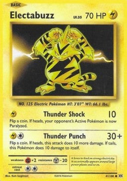 X&Y, Evolutions - 033/108 : Electabuzz (Reverse Holo) (8254943723767)