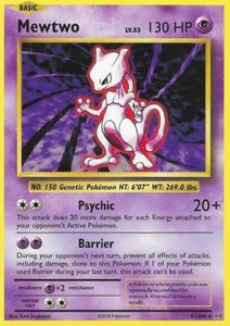 X&Y, Evolutions - 051/108 : Mewtwo (Reverse Holo) (8254968070391)