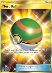 SUN AND MOON, Base - 158/149 : Nest Ball (Secret Rare) (8092426567927)