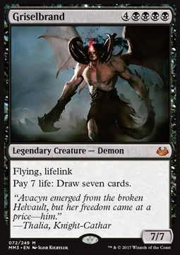 MTG - Modern Masters 2017 - 072/249 : Griselbrand (Foil)