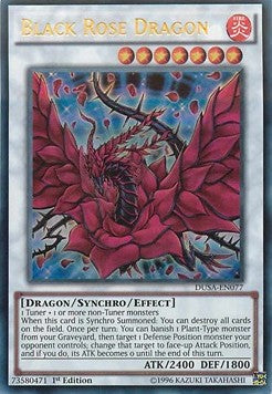 Duelist Saga - DUSA-EN077 : Black Rose Dragon (Ultra Rare) (1st Edition) (8051950452983)