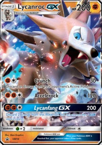 SUN AND MOON, Black Star Promo - SM014 : Lycanroc GX (Half Art) (9534414291191)