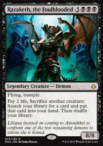 MTG - Hour of Devastation - 073/199 : Razaketh, the Foulblooded (Non Foil) (8052581204215)