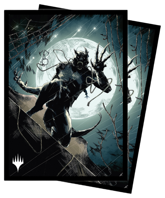 Card Sleeves - Magic The Gathering  - Seafaring Werewolf - Innistrad: Midnight Hunt - QTY: 100 (7962879885559)