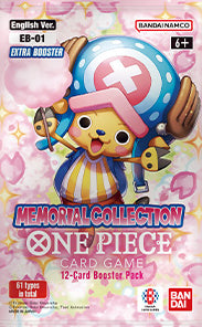 One Piece Card Game - EB01 - Memorial Collection - Booster Pack - (12 Cards) (8295721009399)