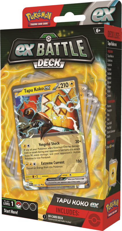 Pokemon - EX Battle Deck - Tapu Koko EX (9542046712055)