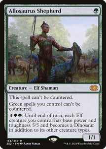 MTG - Double Masters 2022 - 132/331 : Allosaurus Shepherd (Non Foil) (7944424915191)