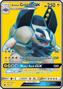 SUN AND MOON, Crimson Invasion - 102/111 : Alolan Golem GX (Full Art) (14834085527933)