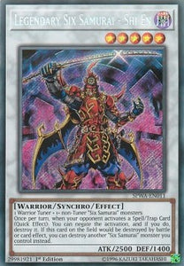 Spirit Warriors - SPWA-EN011 : Legendary Six Samurai - Shi En (Secret Rare) (1st Edition) (8036595695863)