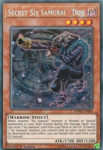 Spirit Warriors - SPWA-EN004 : Secret Six Samurai - Doji (Secret Rare) (1st Edition) (8036595204343)