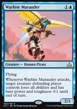 MTG - Rivals of Ixalan - 060/196 : Warkite Marauder (Non Foil) (9519068217591)