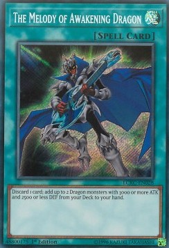 Legendary Collection Kaiba Mega Pack - LCKC-EN028 : The Melody of Awakening Dragon (Secret Rare) (1st Edition) (8369152721143)