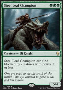 MTG - Dominaria - 182/269 : Steel Leaf Champion (Non Foil) (8370385780983)