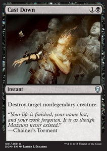 MTG - Dominaria - 081/269 : Cast Down (Non Foil) (9506532786423)