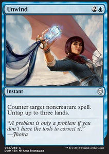 MTG - Dominaria - 072/269 : Unwind (Non Foil) (9506532589815)