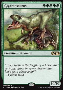 MTG - Core Set 2019 - 185/280 : Gigantosaurus (Non Foil)
