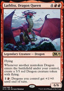 MTG - Core Set 2019 - 149/280 : Lathliss, Dragon Queen (Non Foil) (9508735844599)