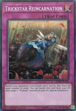 YGO - Battles of Legend: Relentless Revenge - BLRR-EN105 : Trickstar Reincarnation (Secret Rare) (1st Edition) (8370242879735)