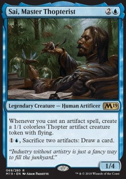 MTG - Core 2019 - 069/280 : Sai, Master Thopterist (Non Foil) (8350386258167)