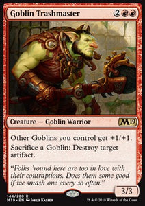 MTG - Core Set 2019 - 144/280 : Goblin Trashmaster (Non Foil) (14831764898173)