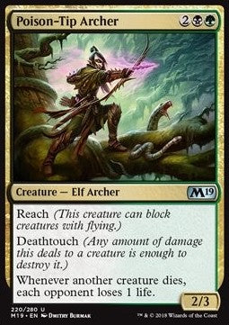 MTG - Core Set 2019 - 220/280 : Poison-Tip Archer (Non Foil) (9506137899255)