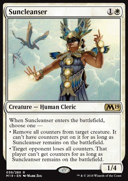 MTG - Core Set 2019 - 039/280 : Suncleanser (Non Foil)