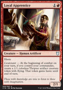 Commander 2018 - 023/307 : Loyal Apprentice (Non Foil) (9504842907895)