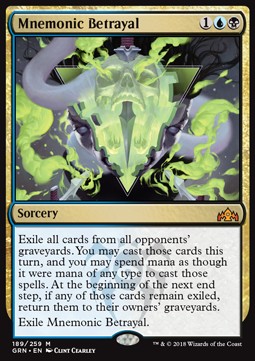 MTG - Guilds of Ravnica - 189/259 : Mnemonic Betrayal (Non Foil) (8376908284151)