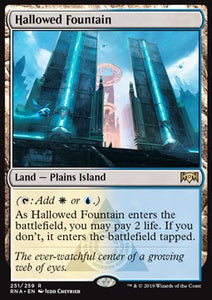 MTG - Ravnica Allegiance - 251/259 : Hallowed Fountain (Non Foil) (8033724727543)