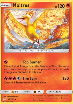 SUN AND MOON, Team Up - 011/181 : Moltres (Holo) (Stamped) (9540483383543)