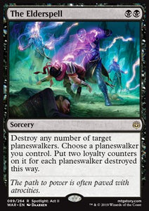 MTG - War of the Spark - 089/264 : The Elderspell (Non Foil) (9508748394743)