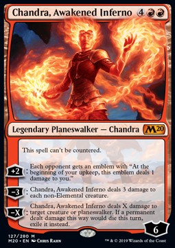 MTG - Core 2020 - 127/280 : Chandra, Awakened Inferno (Non Foil) (14831750283645)