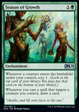 MTG - Core 2020 - 191/280 : Season of Growth (Non Foil) (9519094169847)