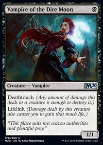 MTG - Core 2020 - 120/280 : Vampire of the Dire Moon (Non Foil) (14831749890429)