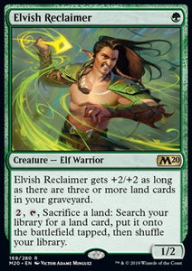 MTG - Core 2020 - 169/280 : Elvish Reclaimer (Non Foil) (8071732658423)