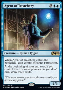 MTG - Core 2020 - 043/280 : Agent of Treachery (Non Foil) (8071730692343)