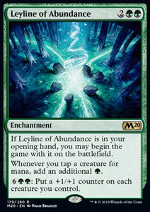 MTG - Core 2020 - 179/280 : Leyline of Abundance (Non Foil) (14831750775165)