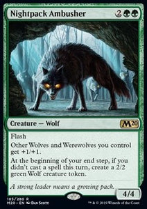 MTG - Core 2020 - 185/280 : Nightpack Ambusher (Foil) (14831750513021)