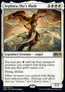 MTG - Core 2020 - 036/280 : Sephara, Sky's Blade (Non Foil) (8052614594807)