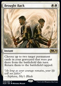 MTG - Core 2020 - 009/280 : Brought Back (Non Foil) (8071730069751)