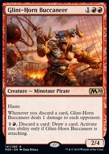 MTG - Core 2020 - 141/280 : Glint-Horn Buccaneer (Non Foil) (14831750250877)