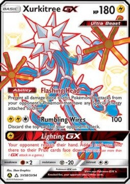 SUN AND MOON, Hidden Fates - SV58/SV94 : Xurkitree GX (Shiny Vault) (9532819505399)