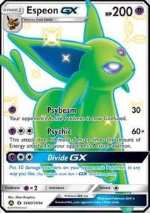 SUN AND MOON, Hidden Fates - SV60/SV94 : Espeon GX (Shiny Vault) (14845925097853)