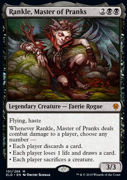 MTG - Wilds of Eldraine - 0101 : Rankle, Master of Pranks (Non Foil) (8076305465591)
